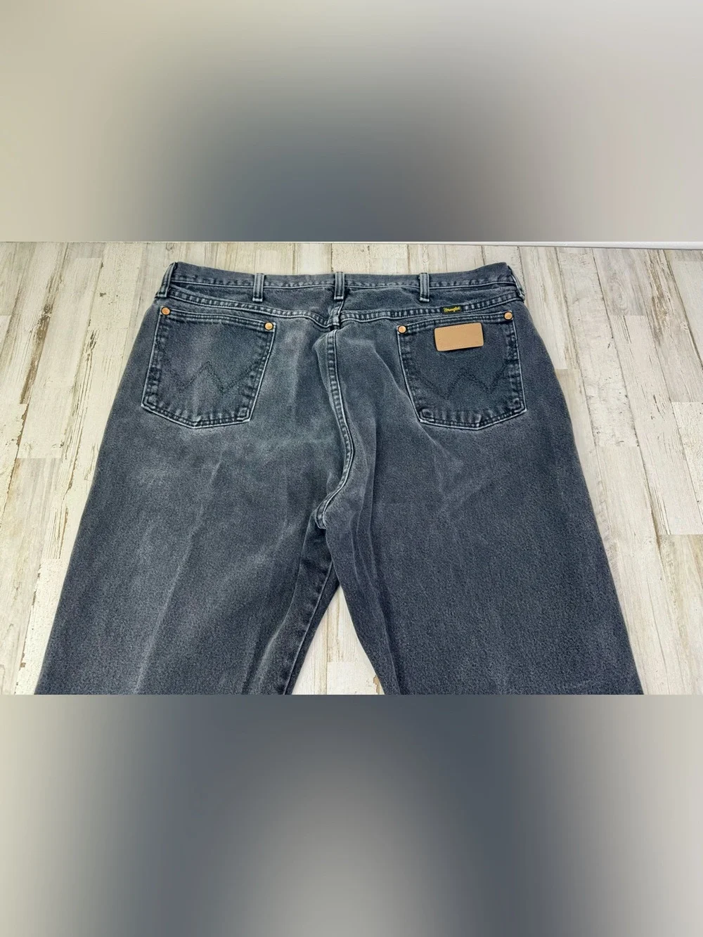 Wrangler Jeans Men's 42x33 Black Cowboy Western Outdoors 13MW2WK Lot Of 2